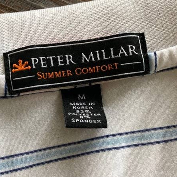 Peter Millar Summer Comfort Golf Shirt Medium with Insignia - Picture 4 of 4